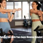 working out with two guys . romina boudoir