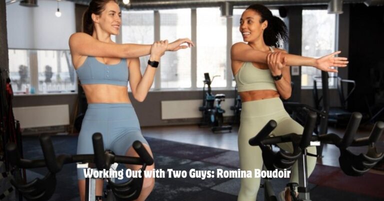 Working Out with Two Guys: Romina Boudoir