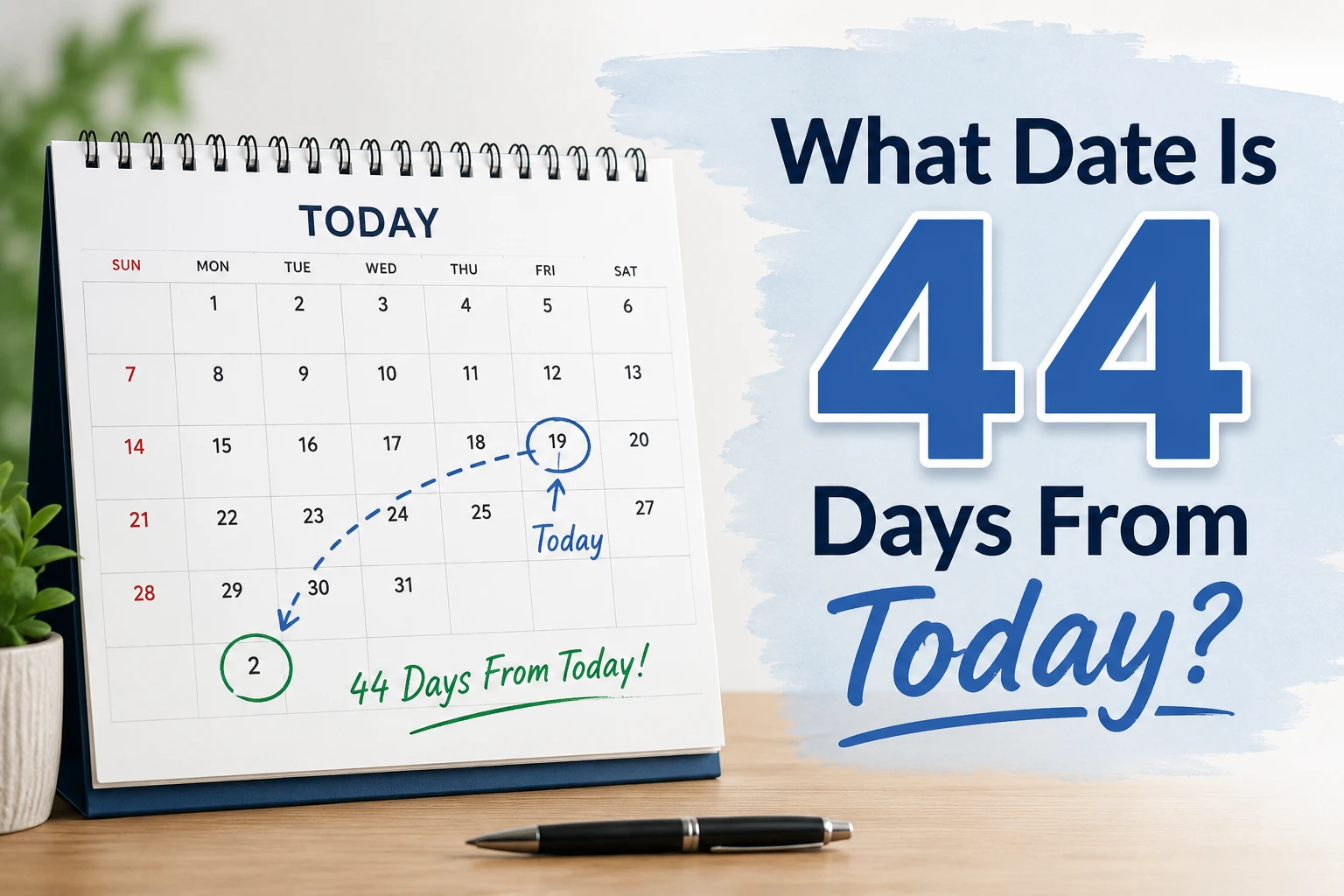 44 days from today